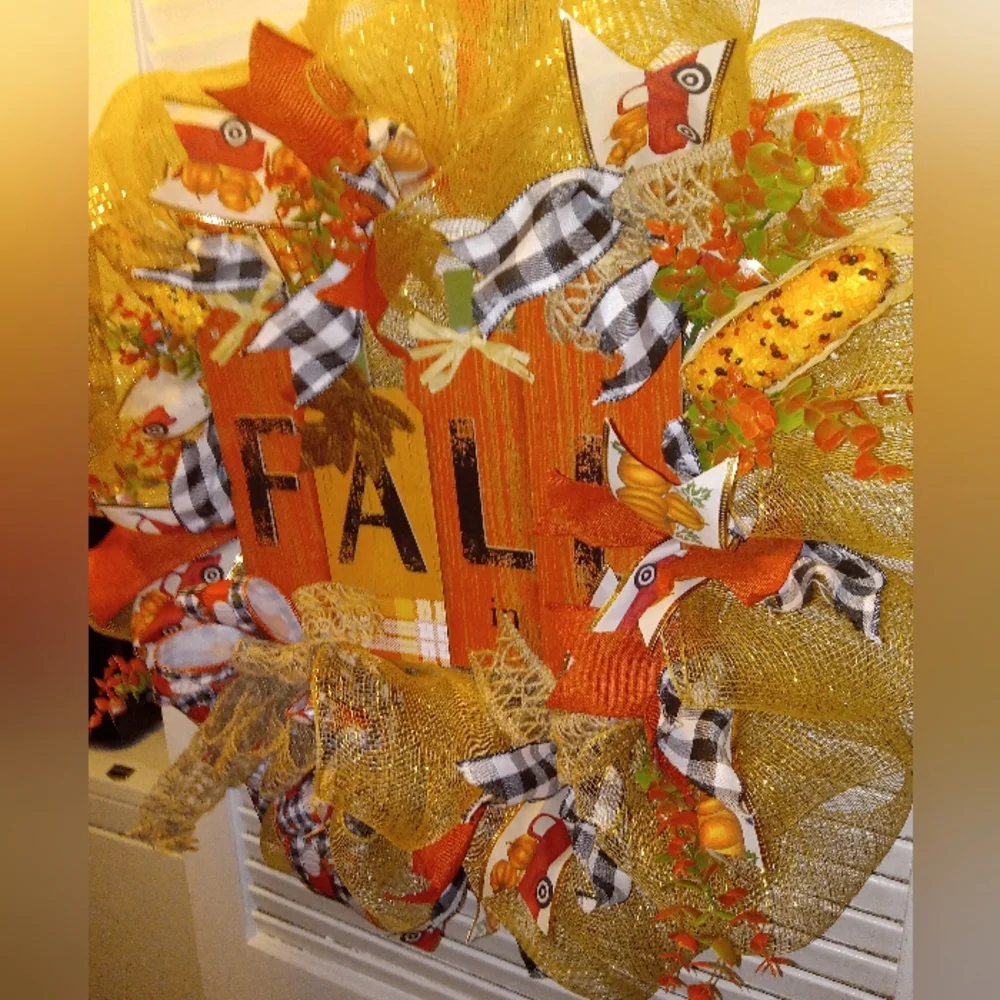 Fall wreath - Picture 2 of 2